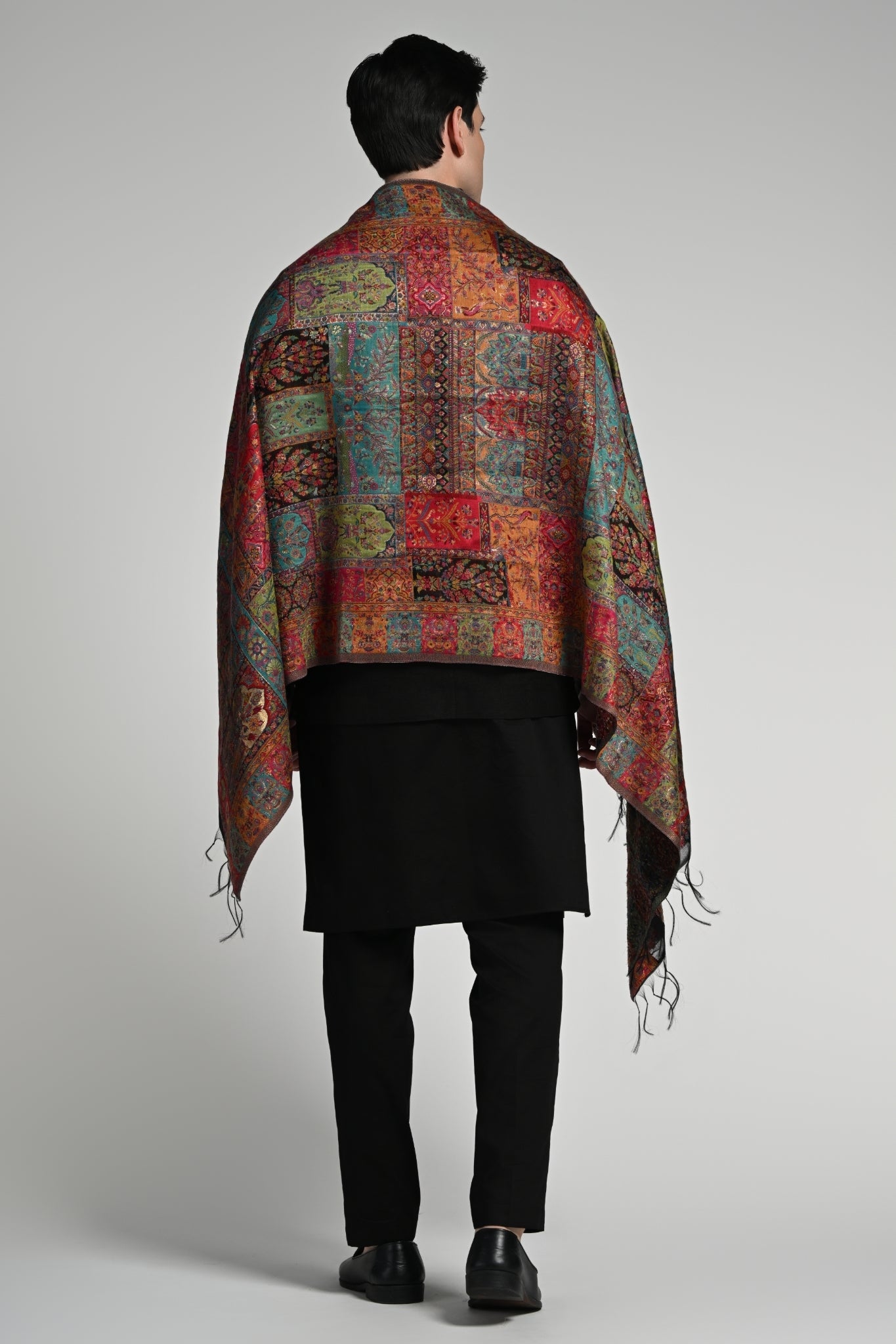 Taroob Kashmiri Silk Kaani Stole