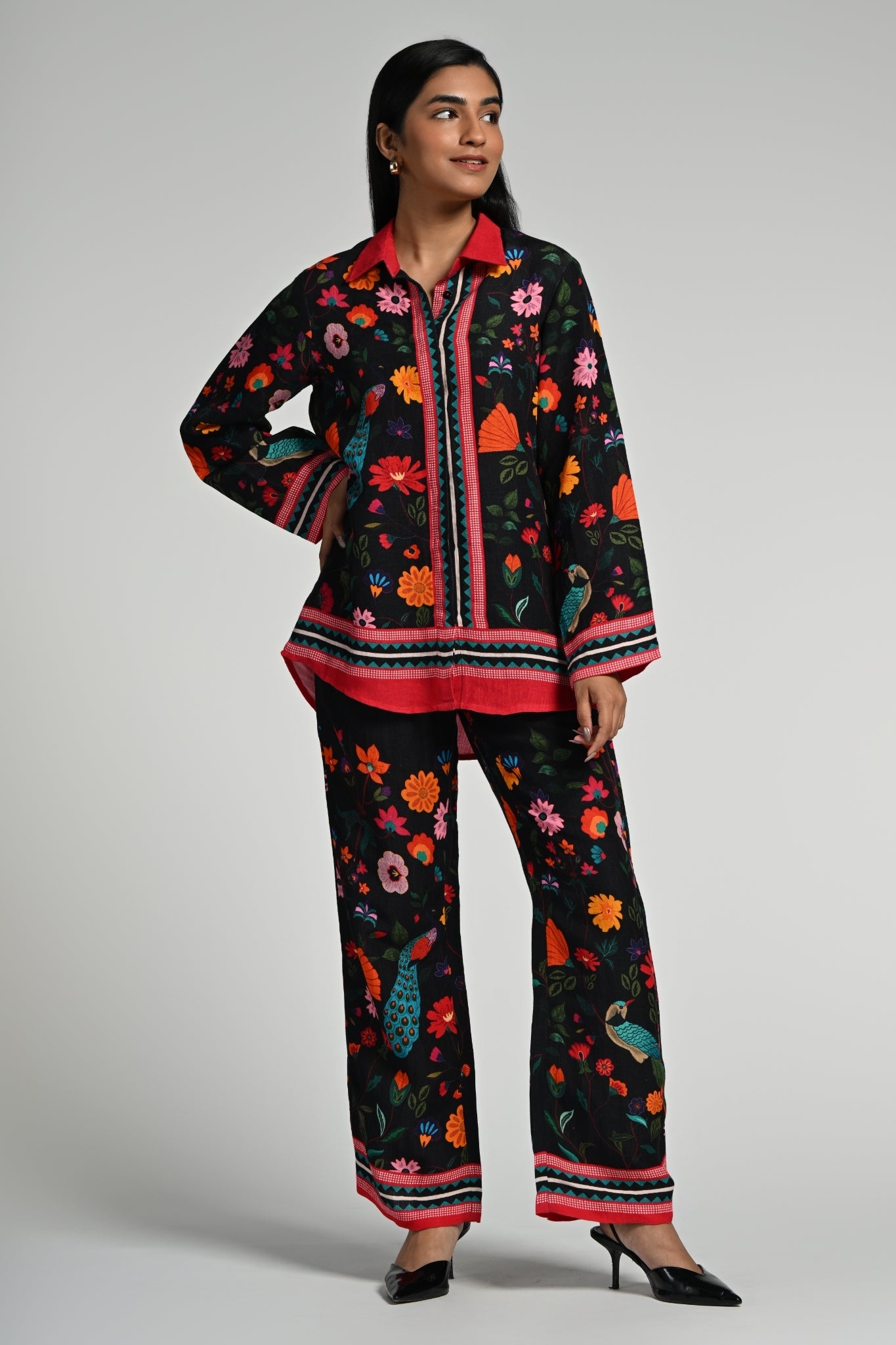 Taroob Bageecha Linen Co-ord Set