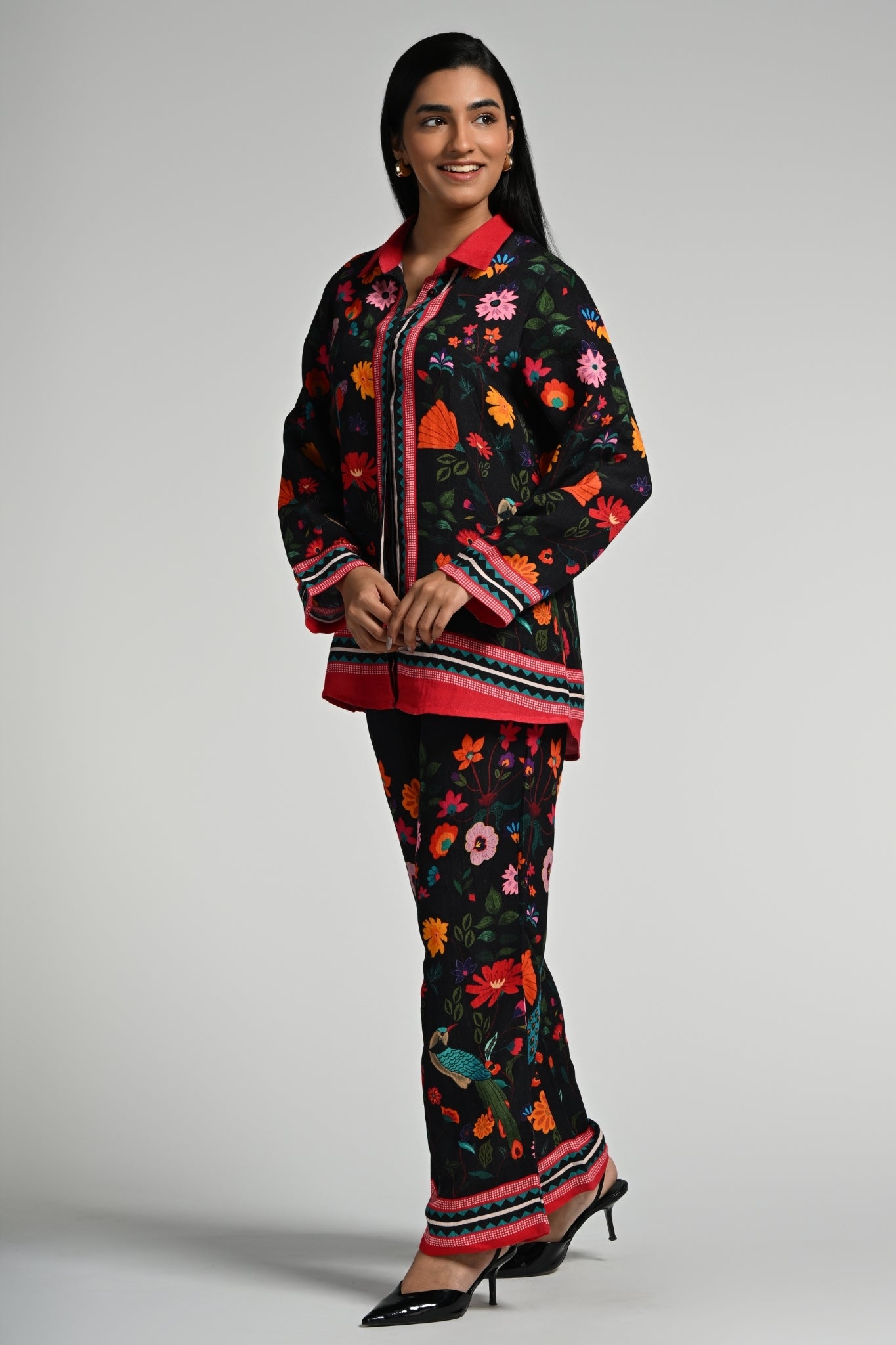 Taroob Bageecha Linen Co-ord Set