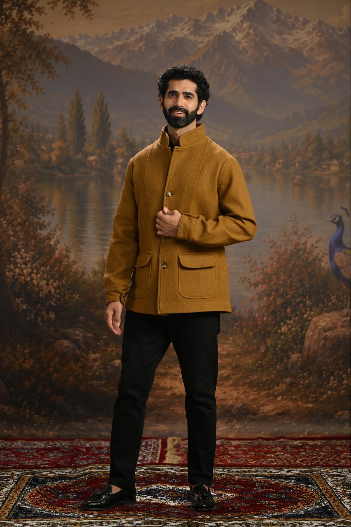 Cashmere Wool Men's Jacket