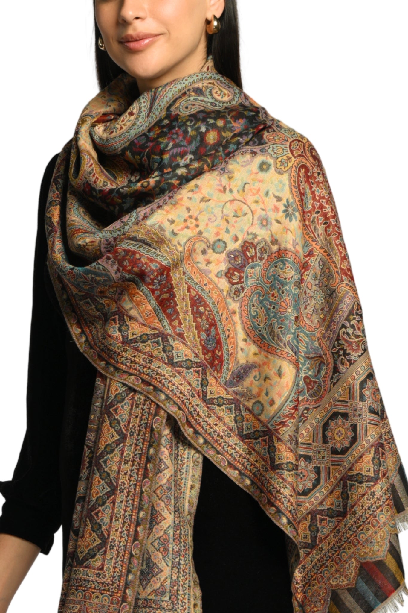 Taroob Timeless Kashmiri Authentic  Jamawar Stole