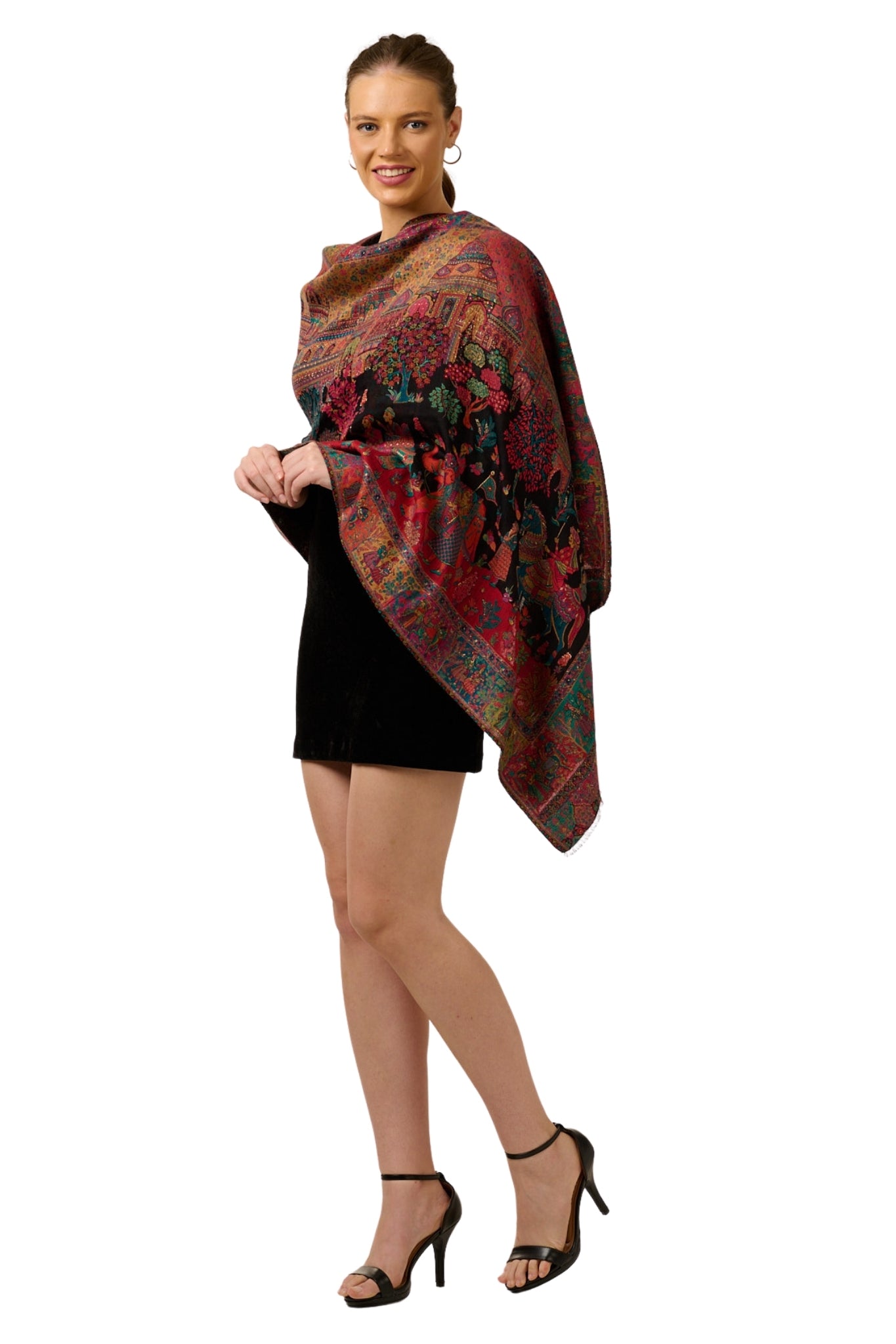 Taroob Luxury Kashmiri Darbar Kaani Stole