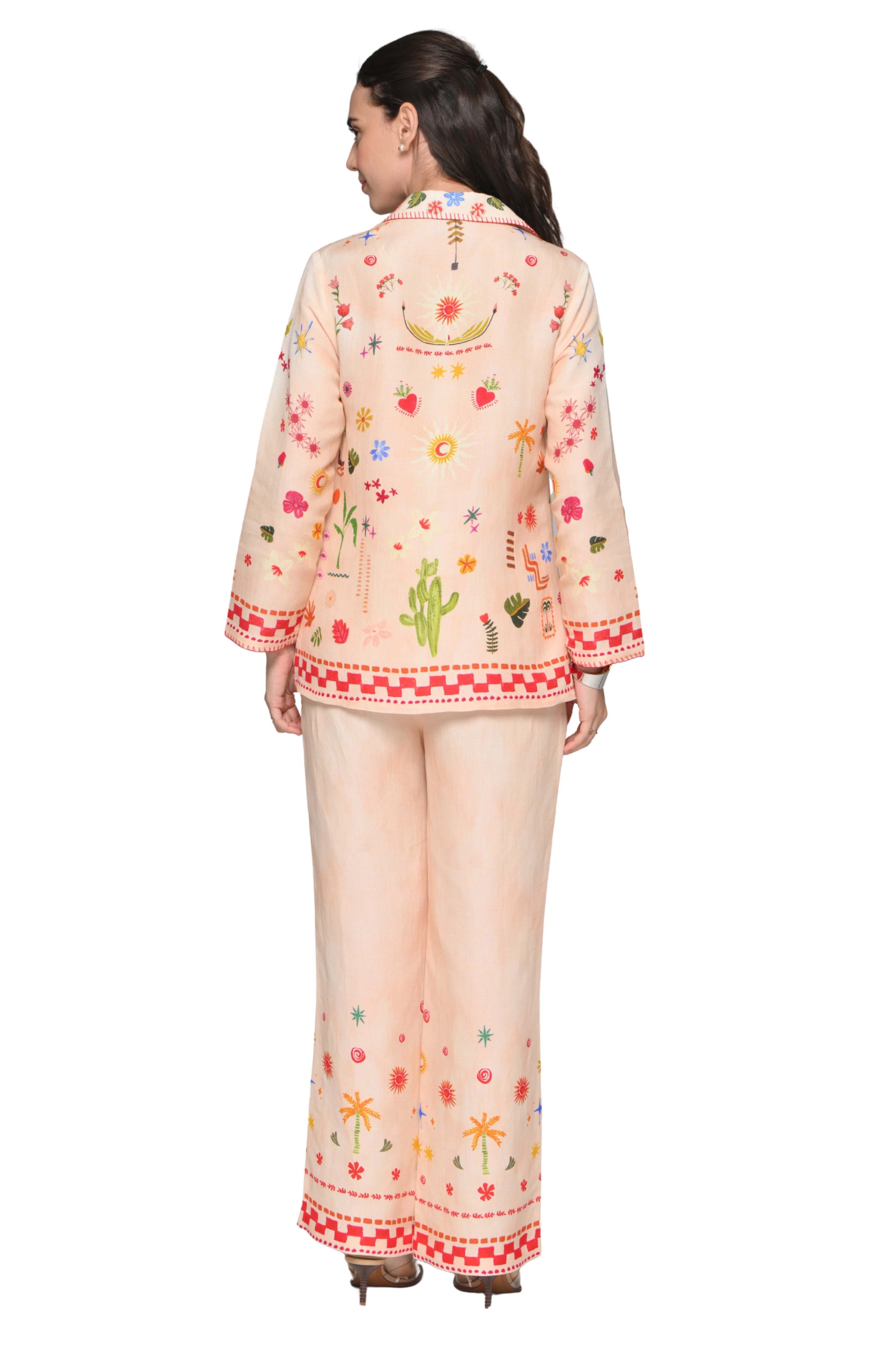 Taroob Desert Wink Linen Co-ord Set