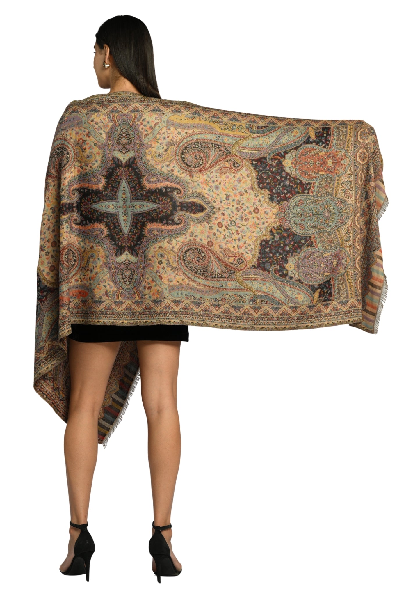 Taroob Timeless Kashmiri Authentic  Jamawar Stole