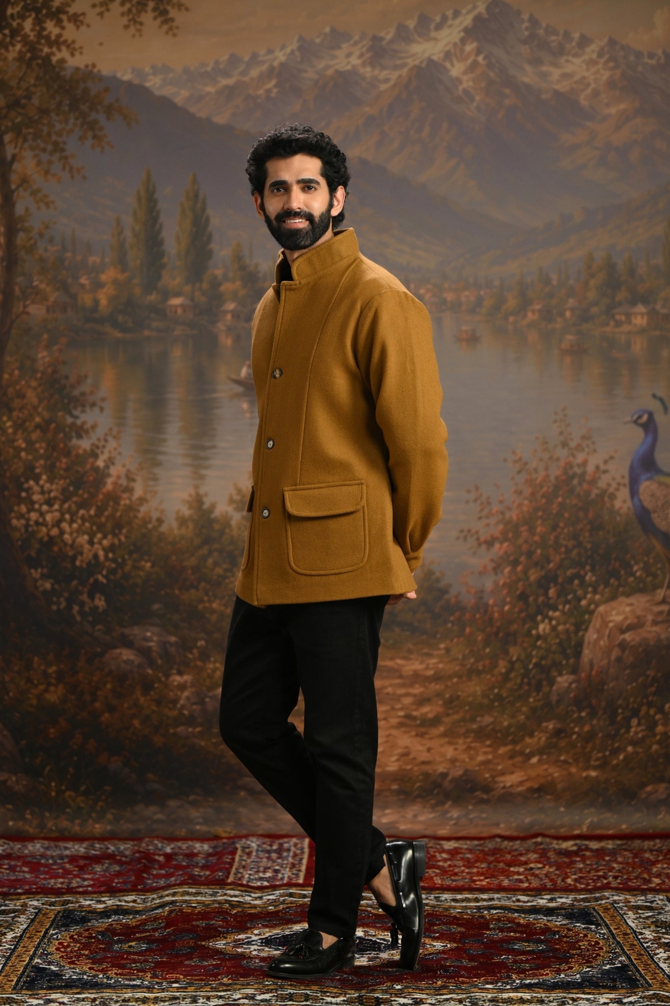 Cashmere Wool Men's Jacket