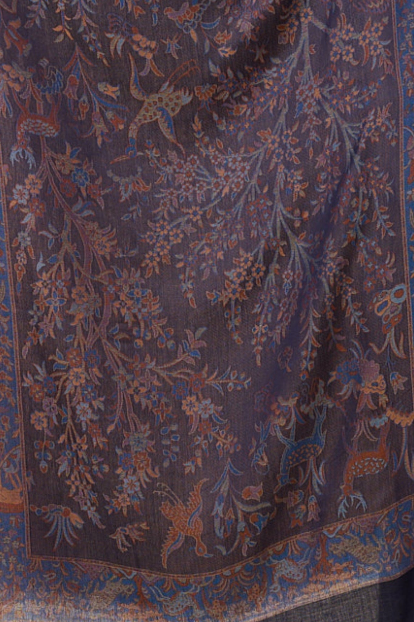 Taroob Kashmiri Art Silk Jamawar Stole