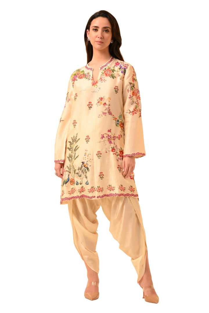 Taroob Mor Mahal Embroidered Kurta Set