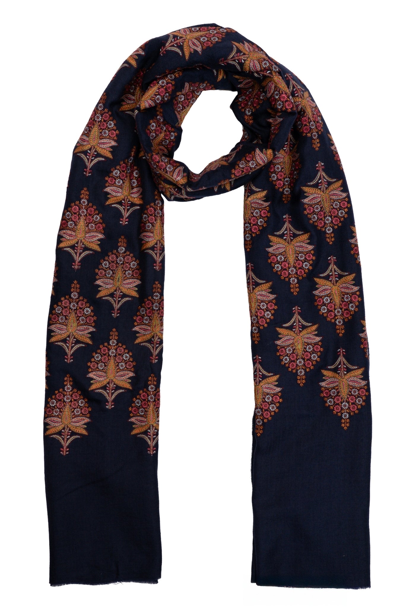 Taroob Embroidered Jamawar Stole