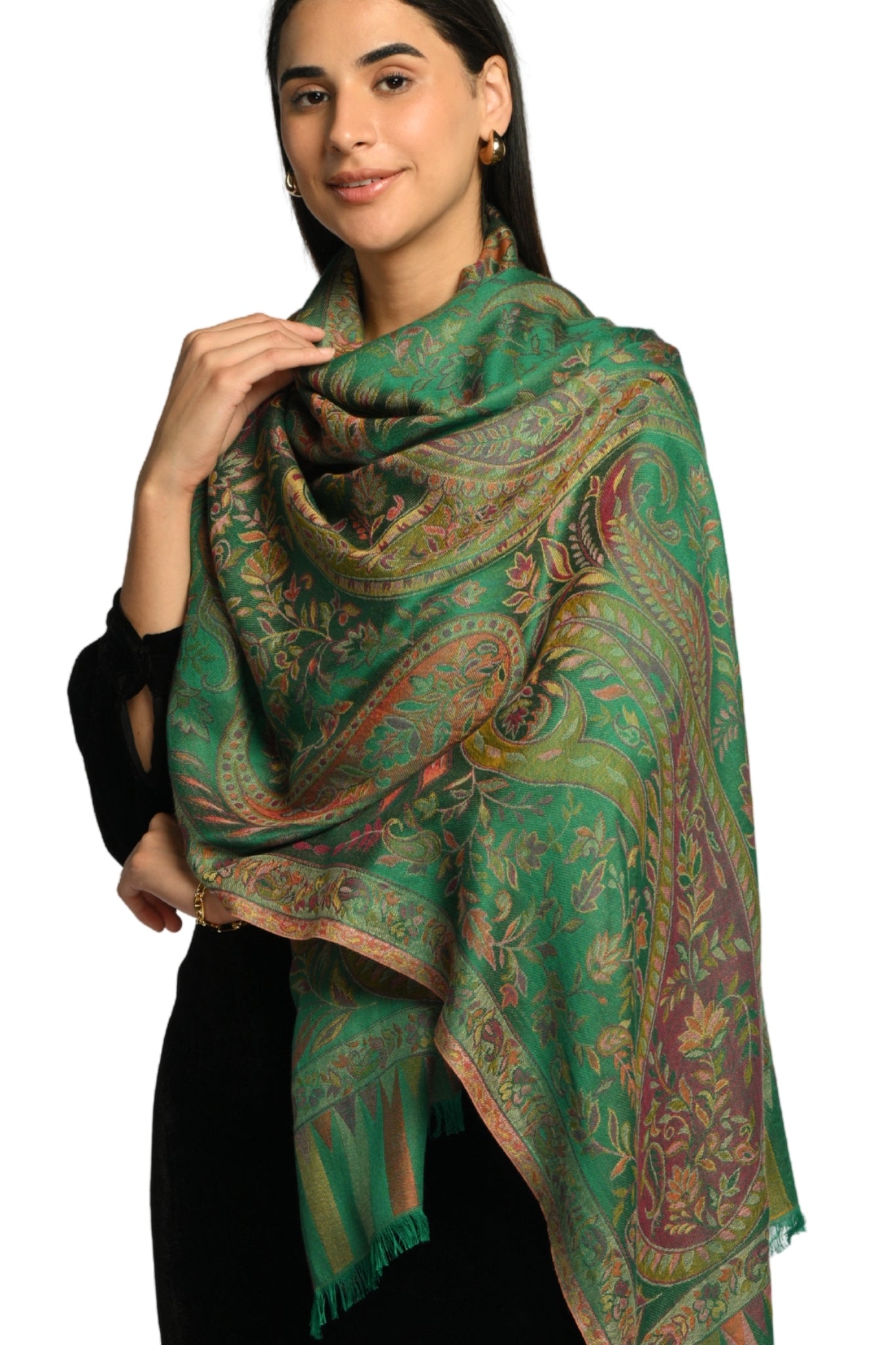 Taroob Silk Noor Jamawar Stole