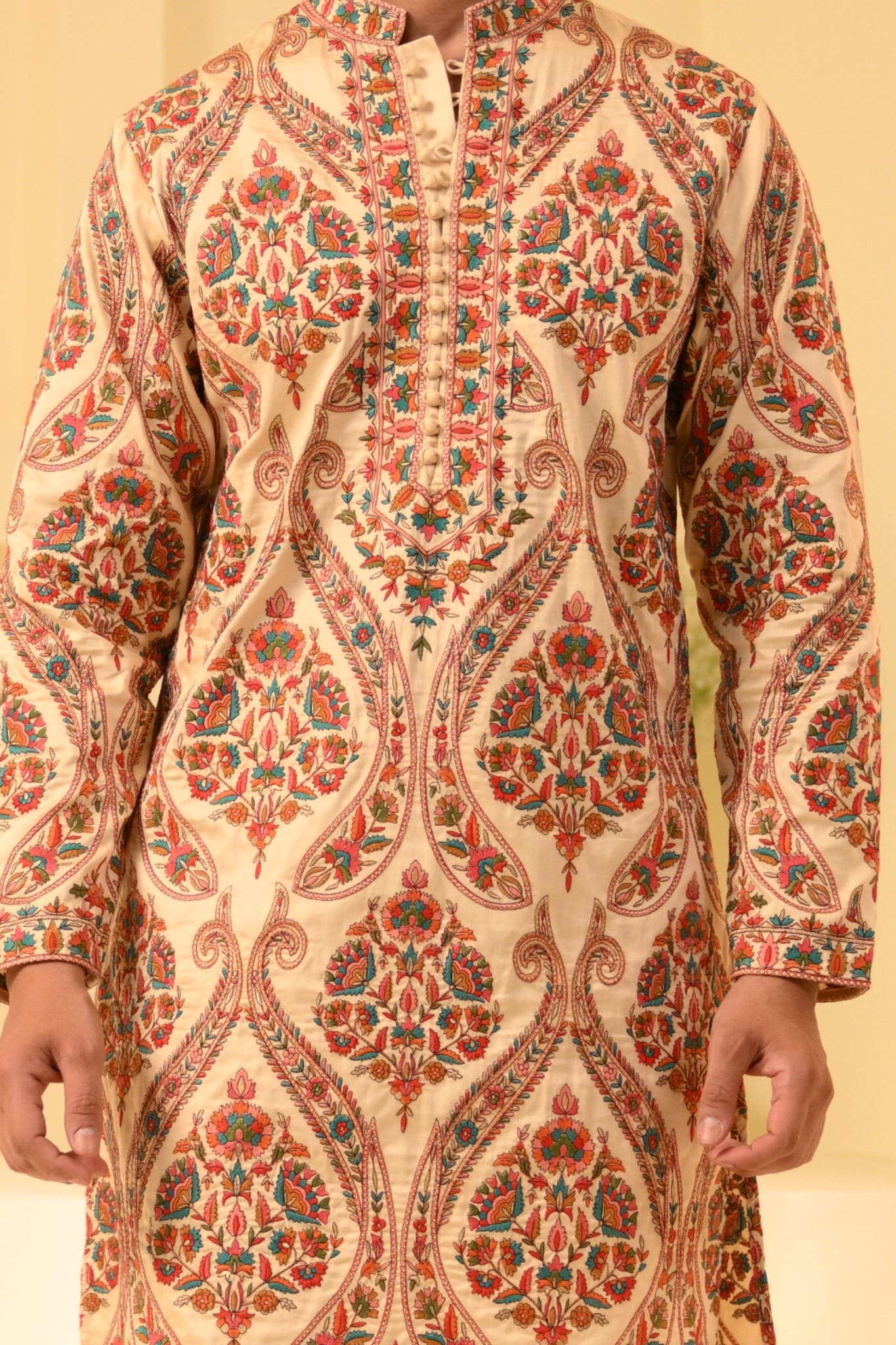 Taroob Shaam-e-Sozni Embroidered Kurta Pajama Set