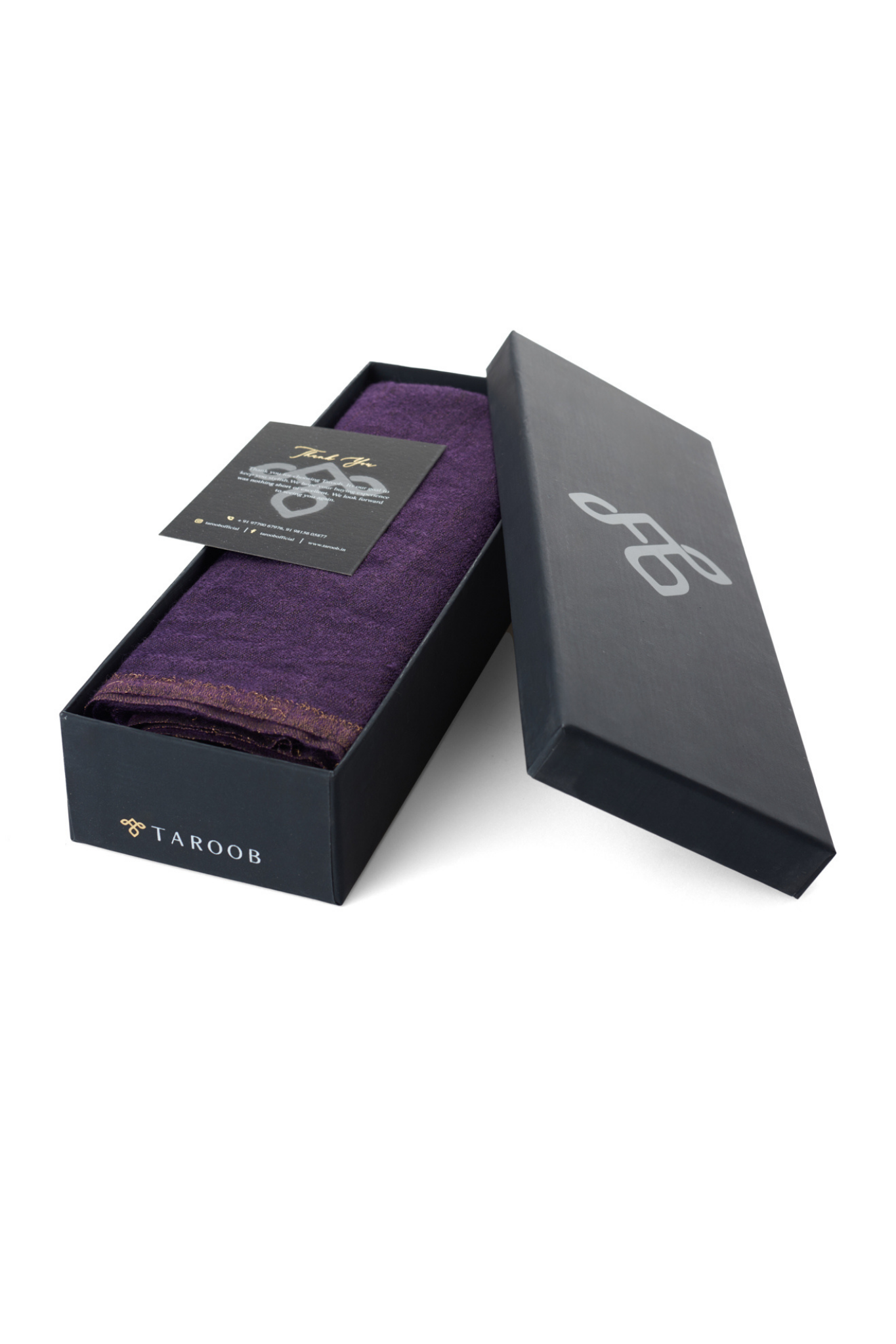 Gift Set of Fine Wool Reversible Zari Stole for Her – Women's Gift Boxes for Her | Taroob