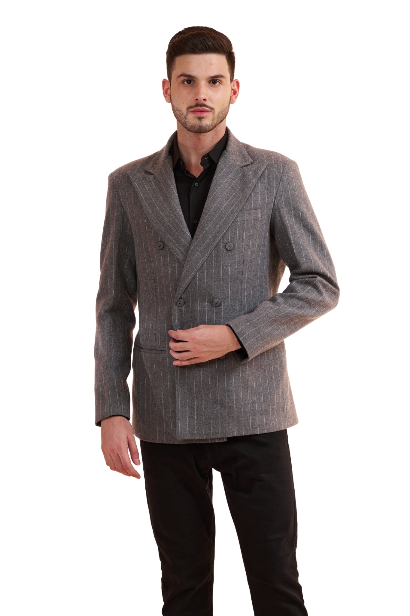 Taroob Double Breast Wool Blazer