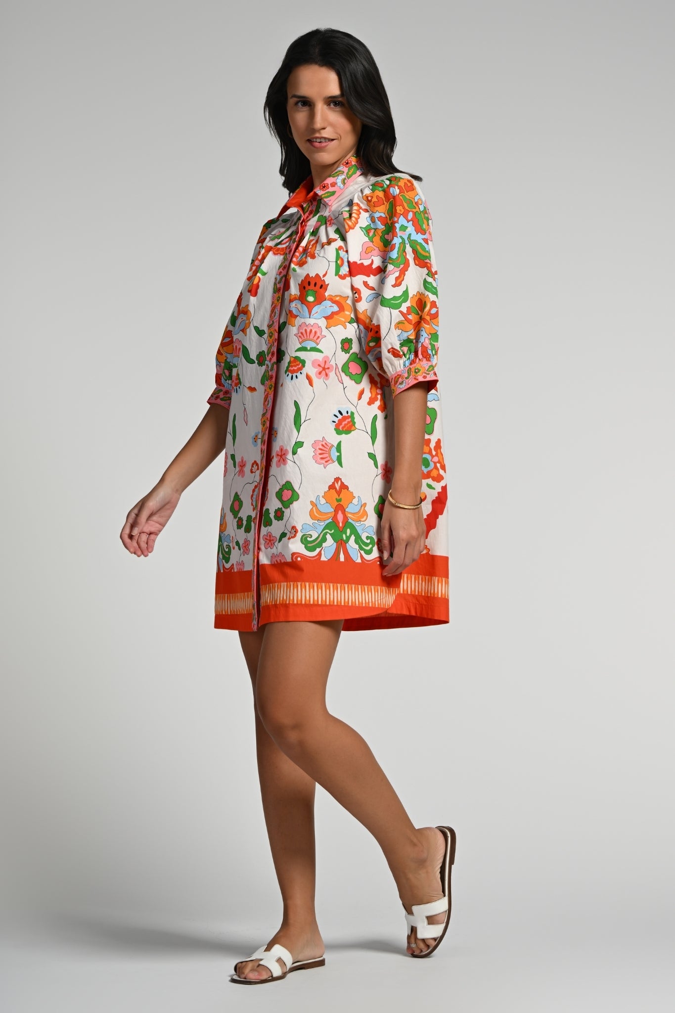 Taroob Floral Utopia Cotton Dress