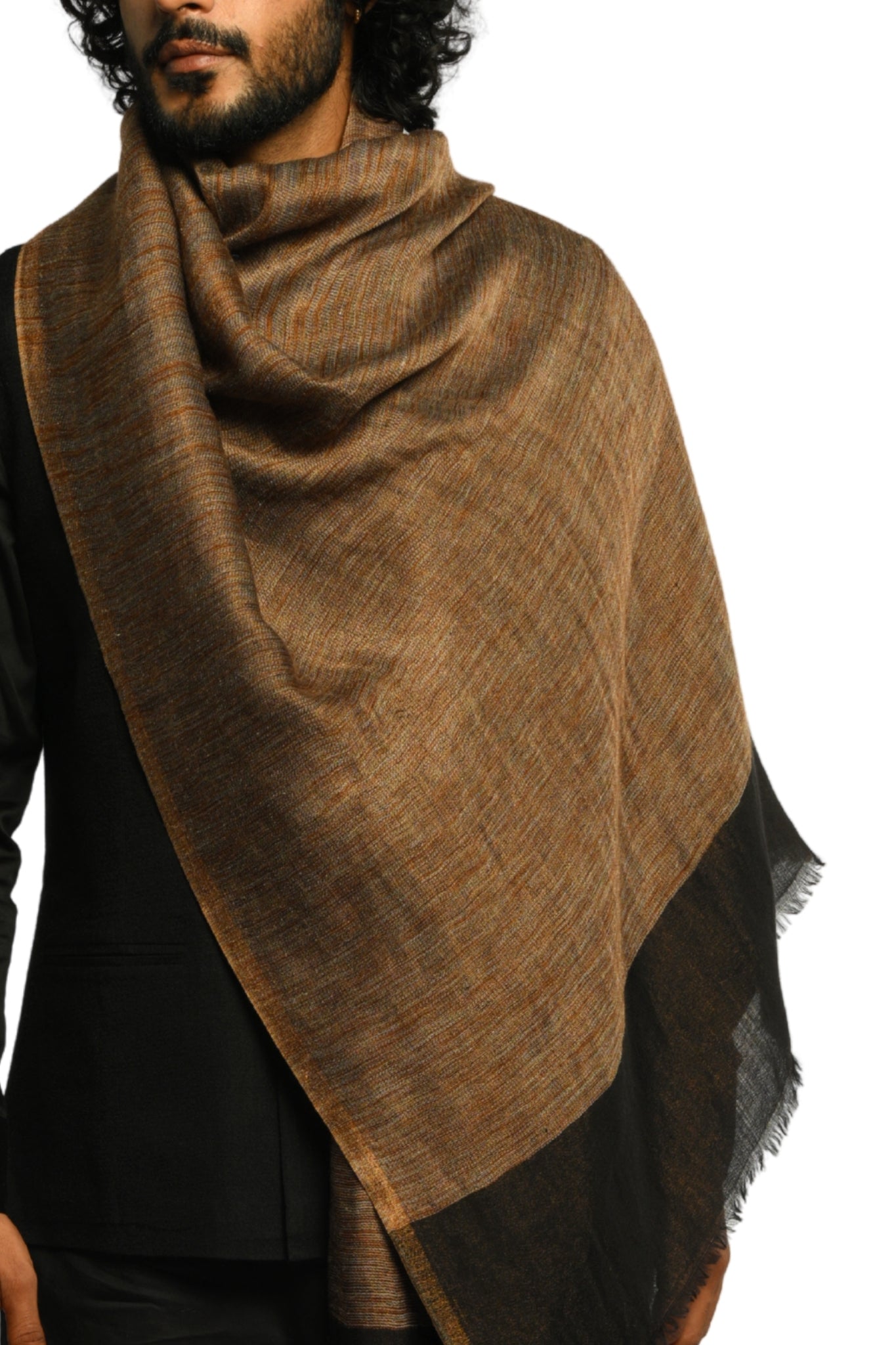 Taroob Wool Metallic Whisper Stole