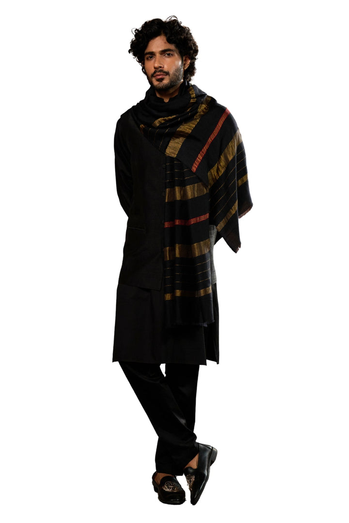 Taroob Pure Pashmina Zari Stole