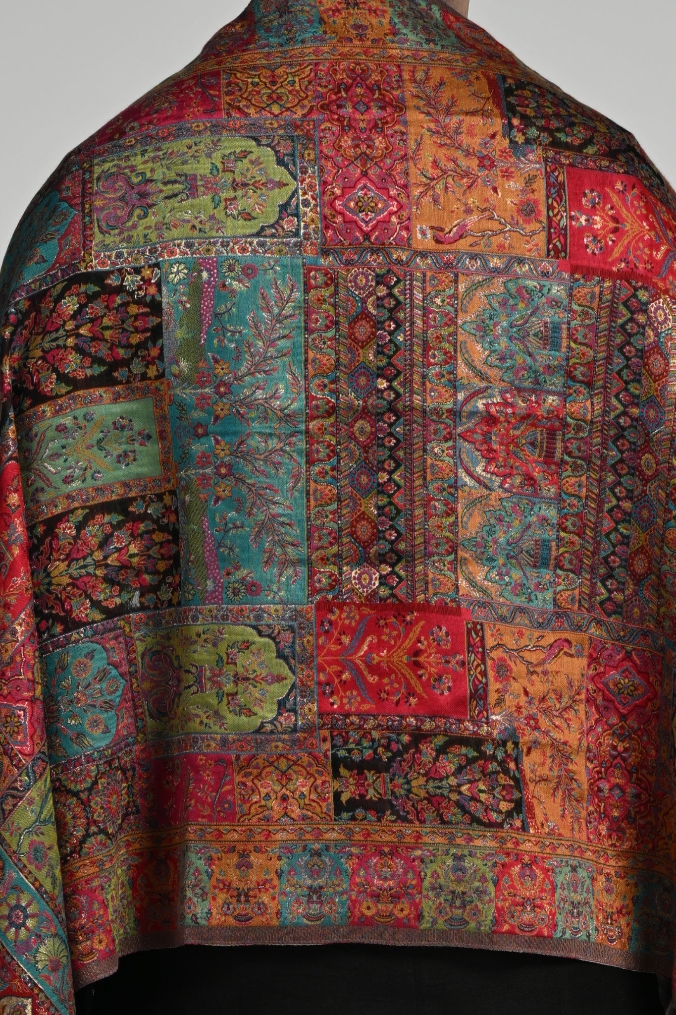 Taroob Kashmiri Silk Kaani Stole