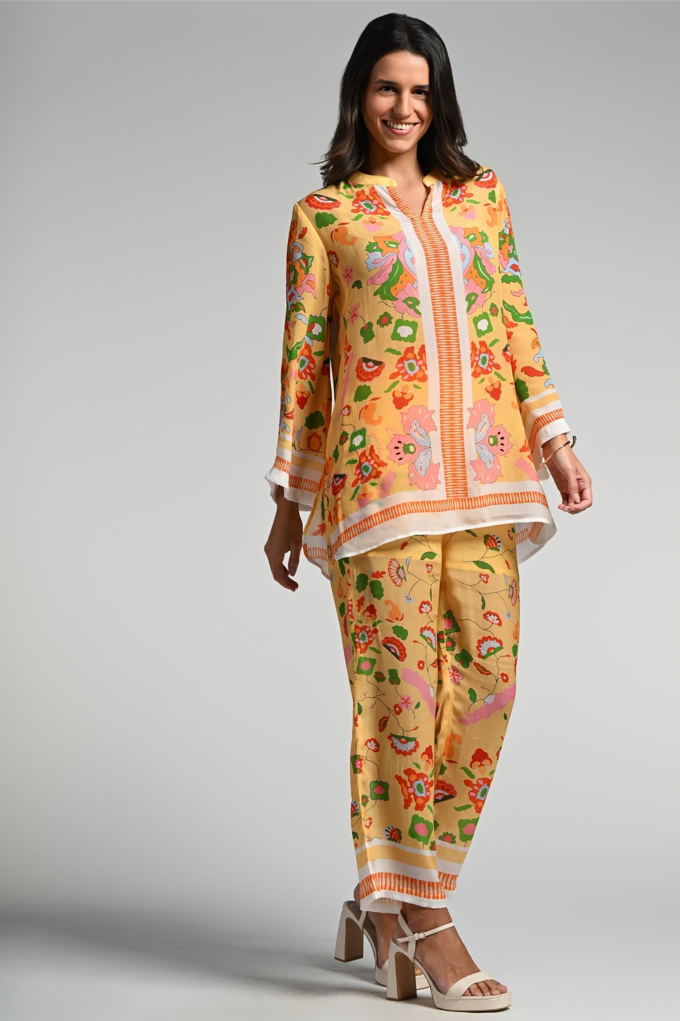 Taroob Floral Utopia Tunic Set