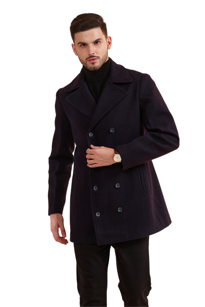 Buy Cashmere Wool Men's Peacoat - Winter Luxury – Taroob.com