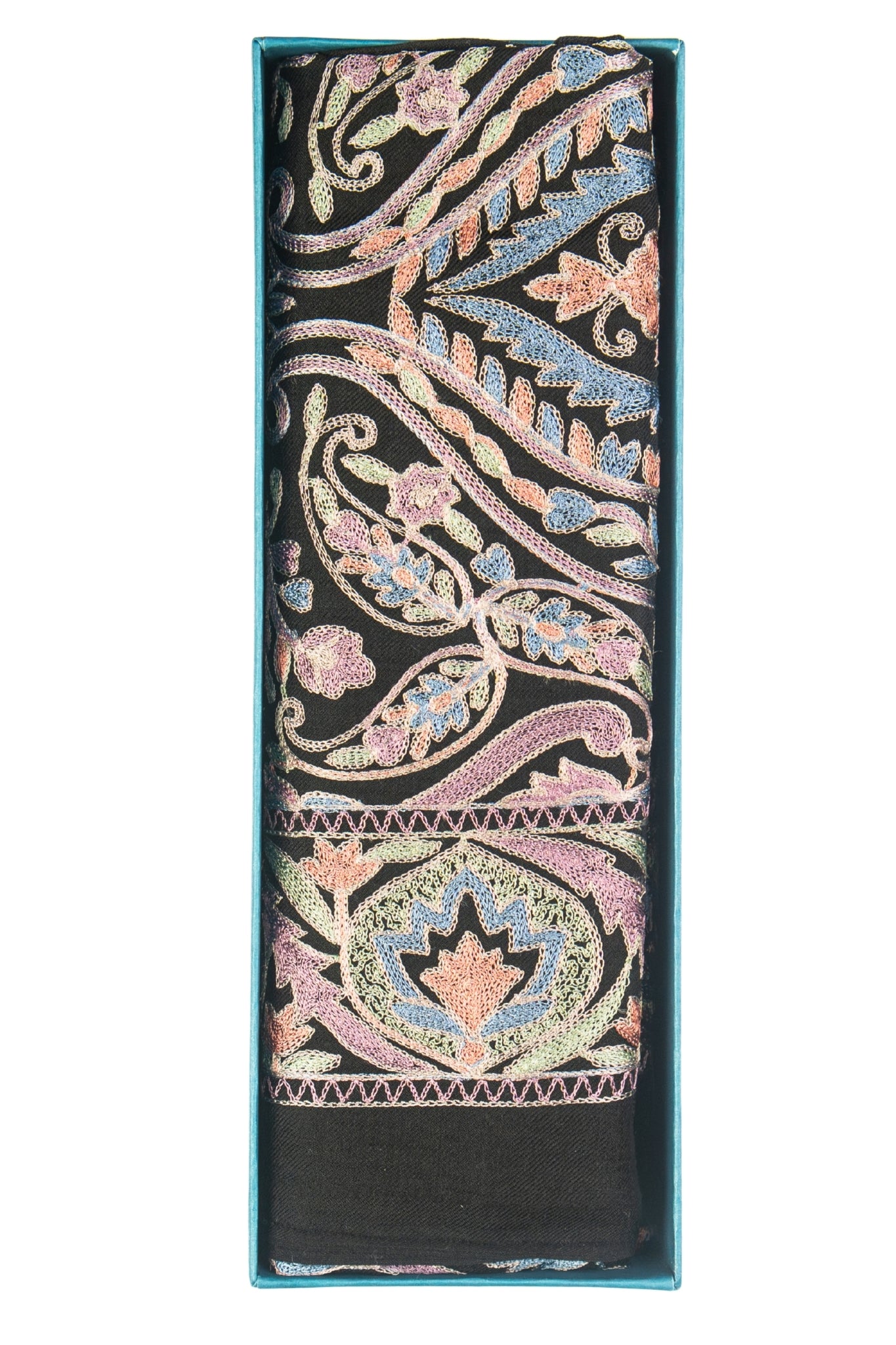 Taroob Gift Set of Unisex Aari Embroidered Stole for Him or Her