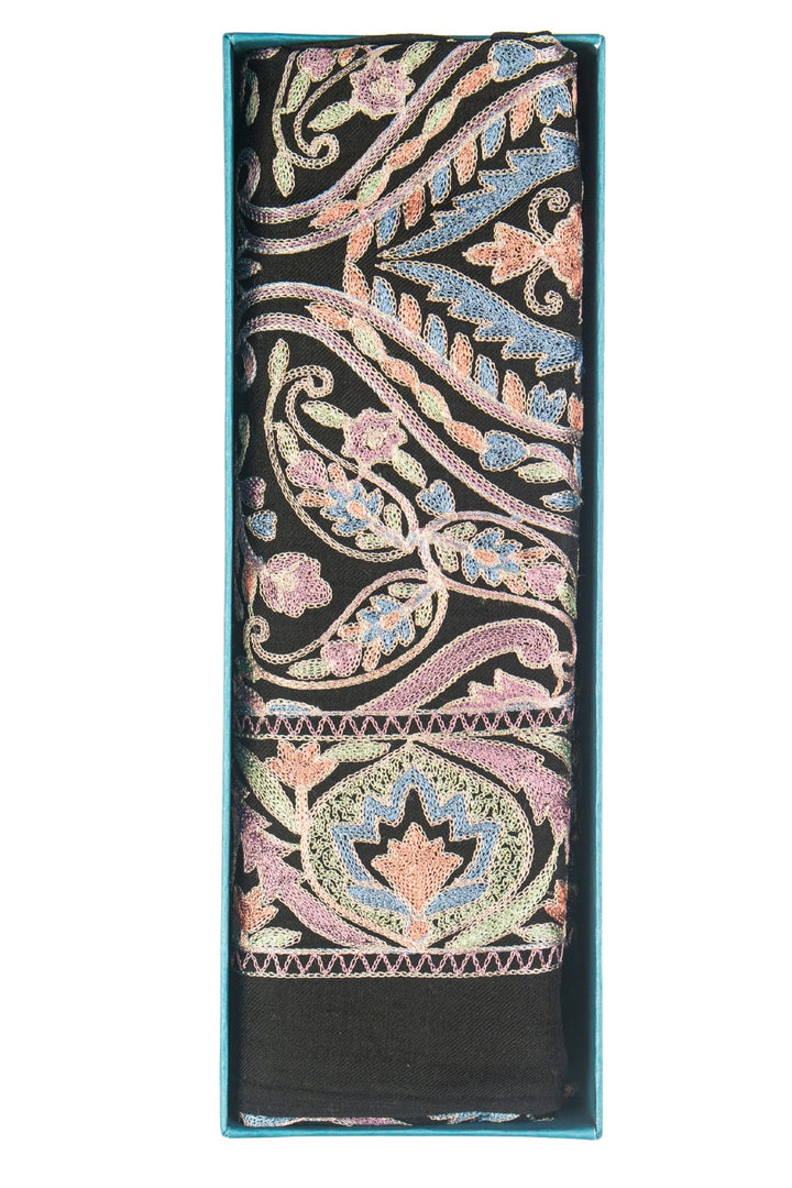 Taroob Gift Set of Unisex Aari Embroidered Stole for Him or Her