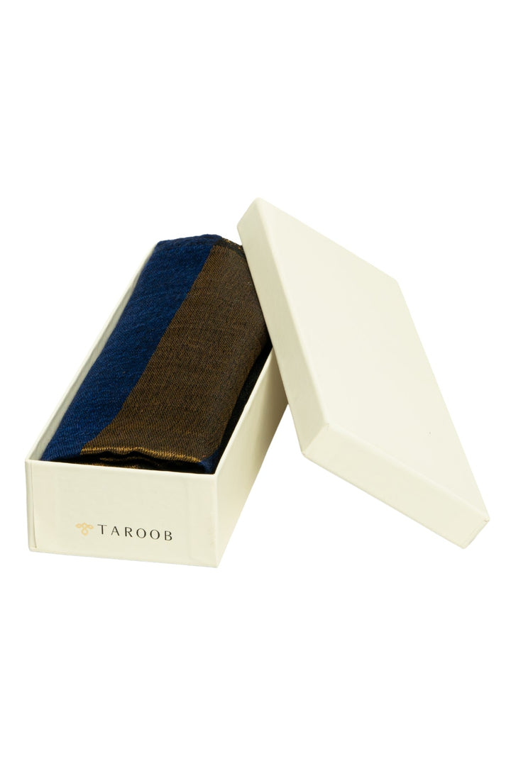 Taroob Gift Set of Unisex Regal Wool Zari Stole for Him or Her