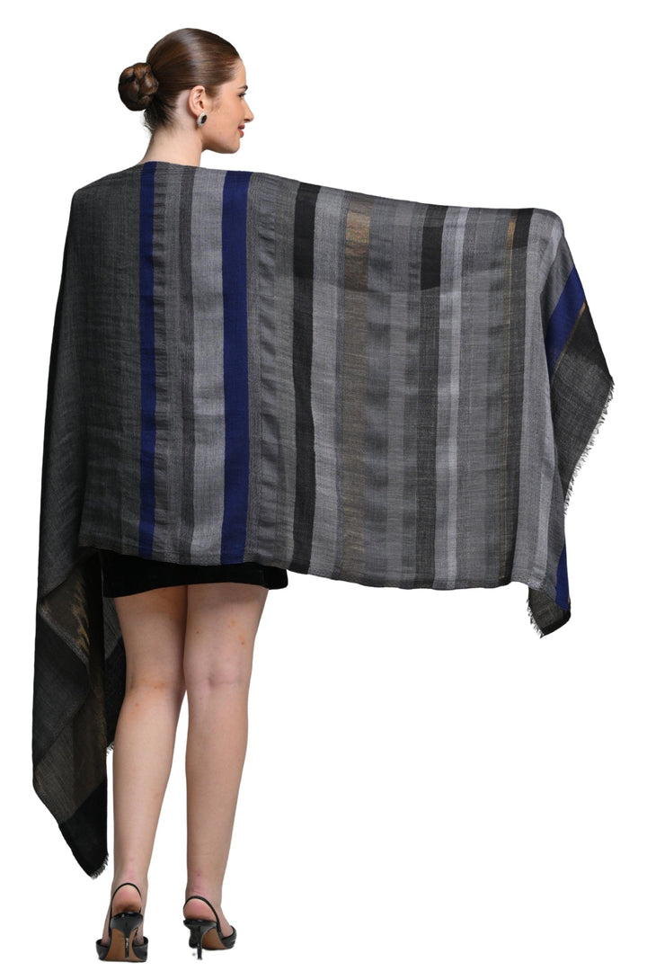 Taroob Handwoven look Fine Wool Zati Stole