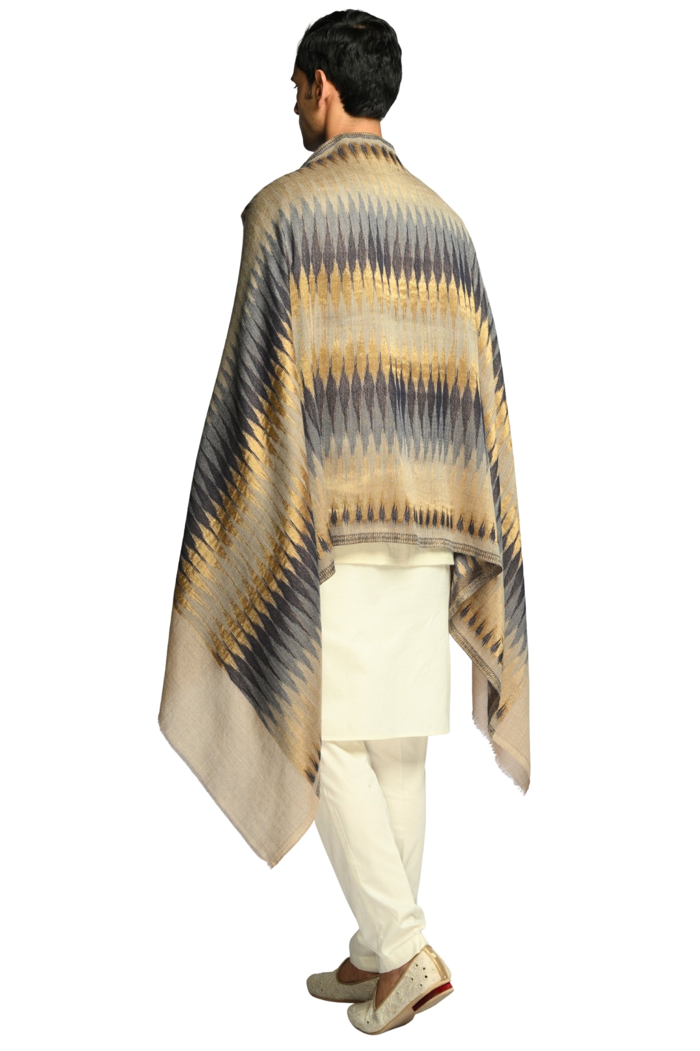 Taroob Resham Ikat Stole