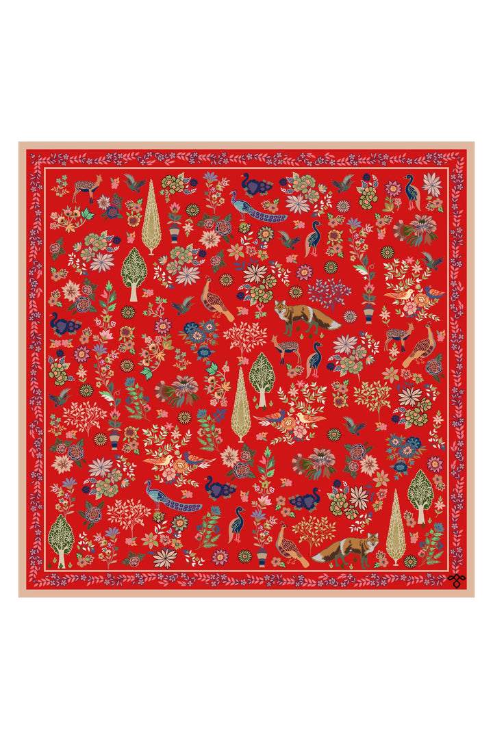 Taroob Silk Linen Safari Pocket Square