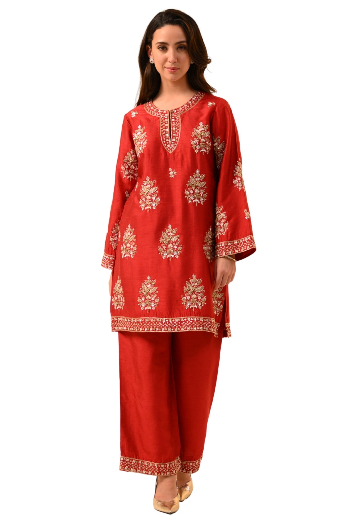 Taroob Royal Zardozi Hand Embellished Kurta Set