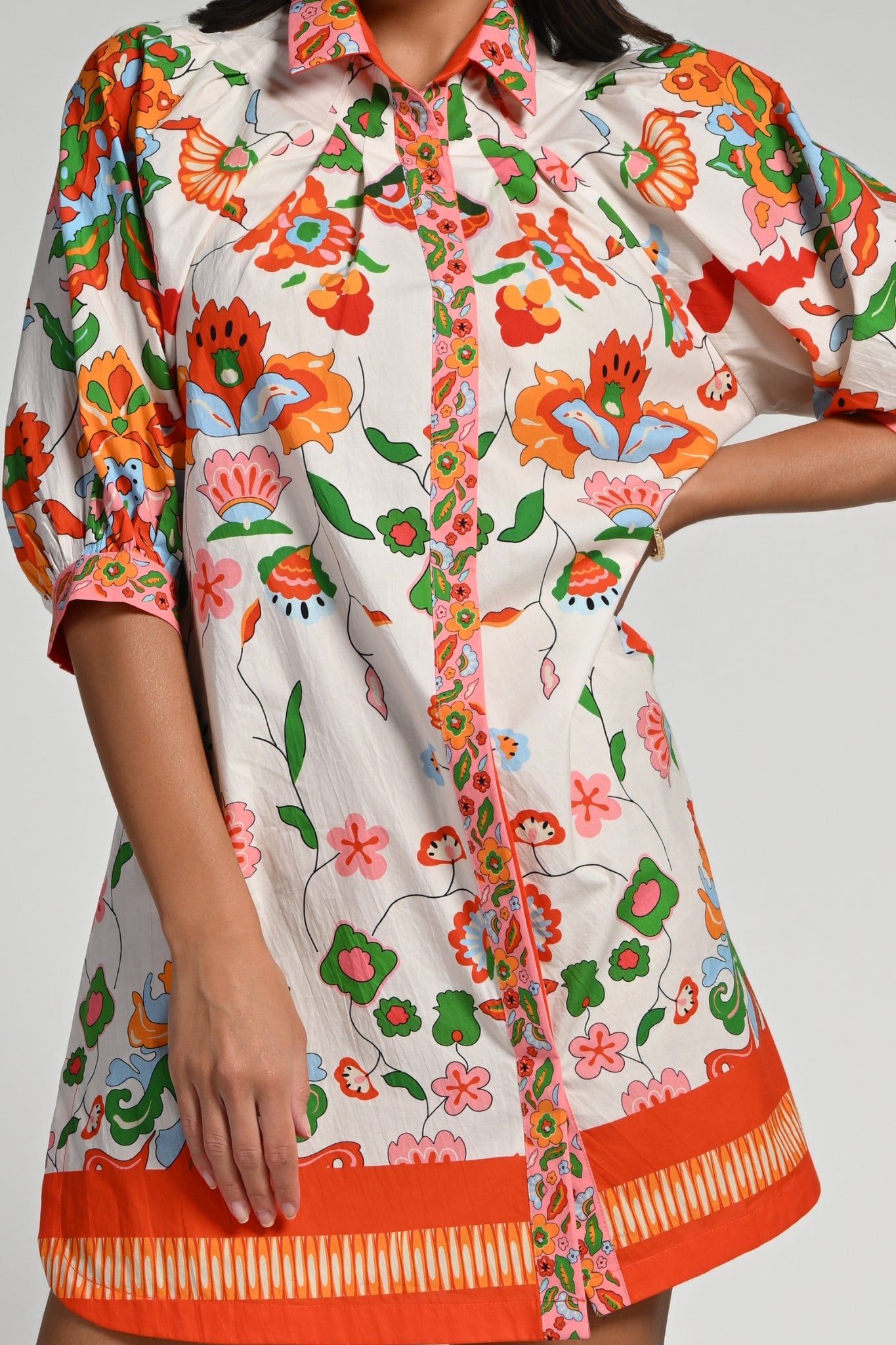 Taroob Floral Utopia Cotton Dress