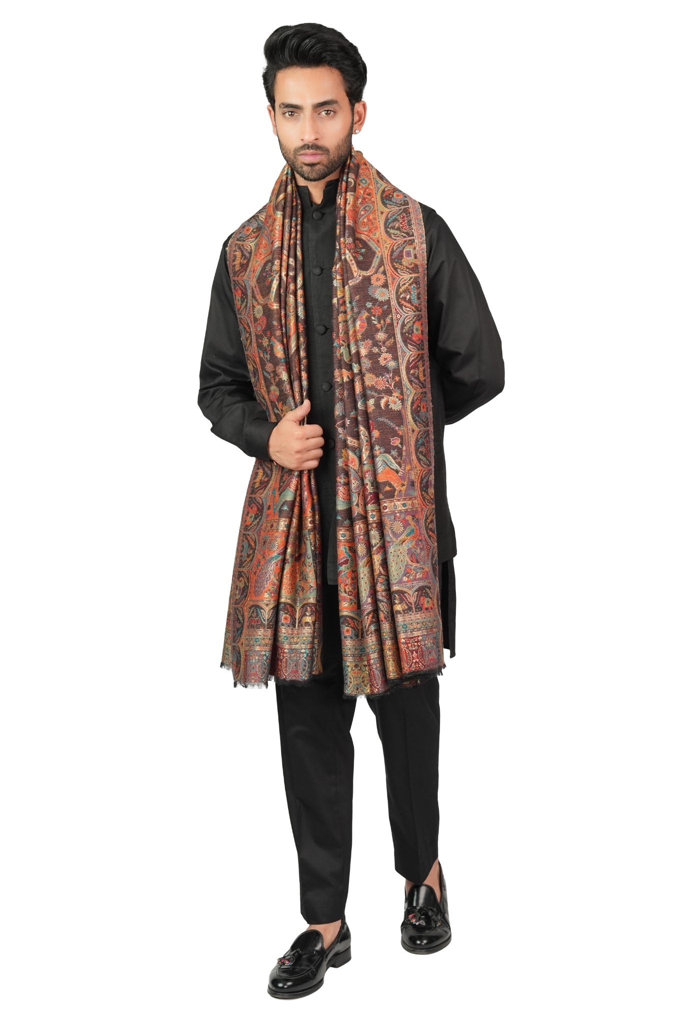 Taroob Maharaj Darbar Resham Shawl