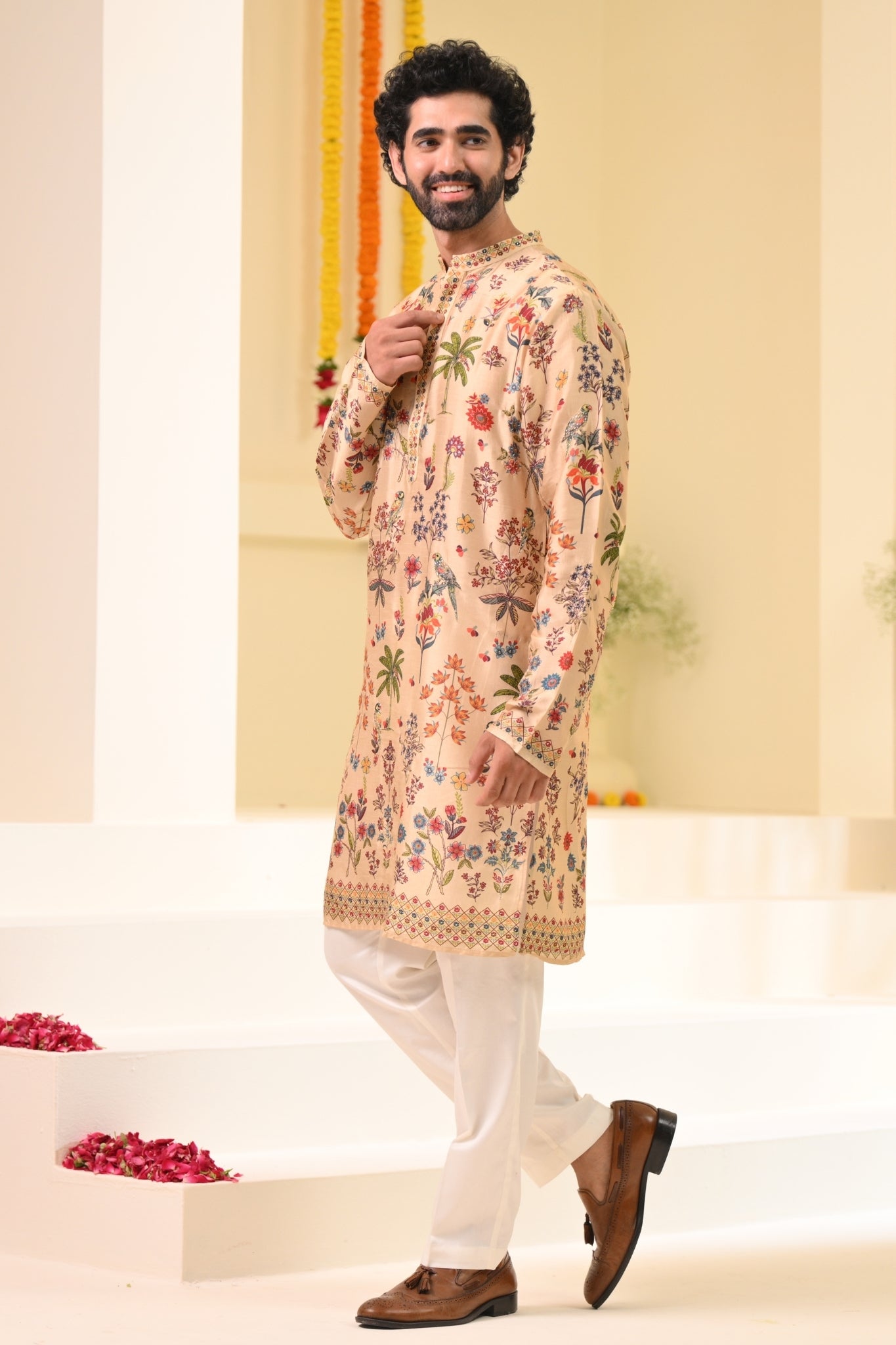 Taroob Gulsitar Embroidered Kurta Pajama Set