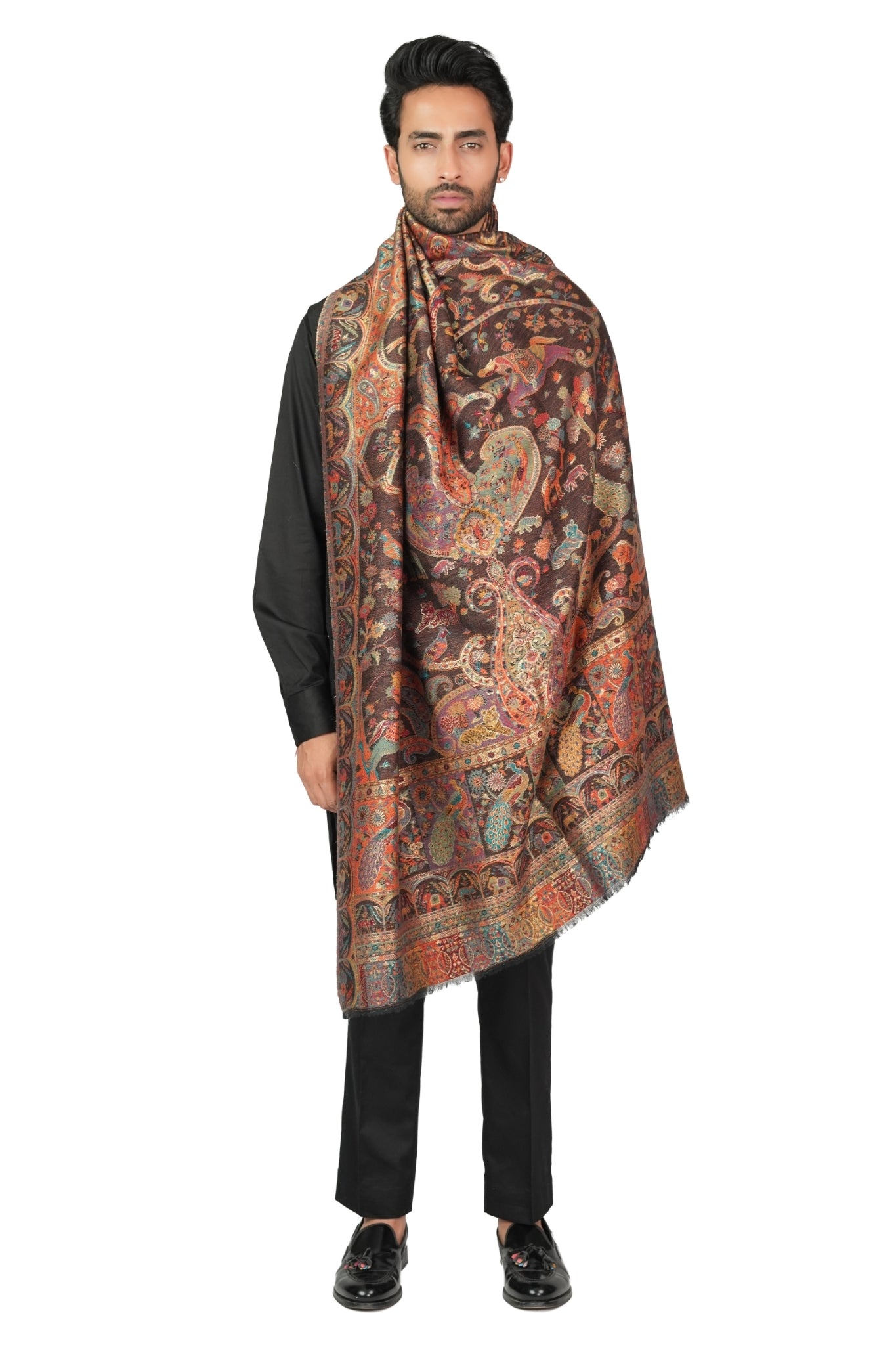 Taroob Maharaj Darbar Resham Shawl