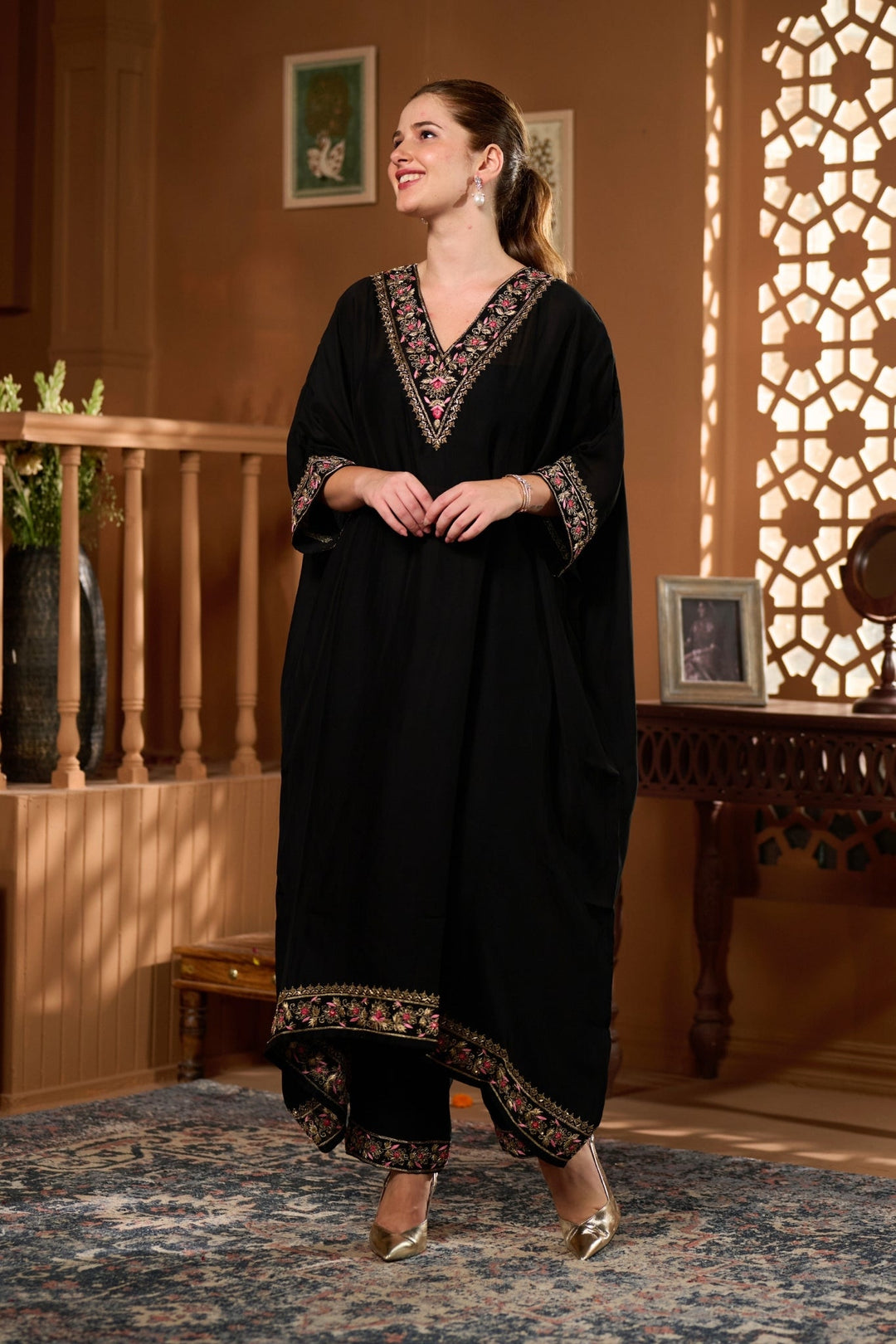 Taroob Hand Embellished Choga Set