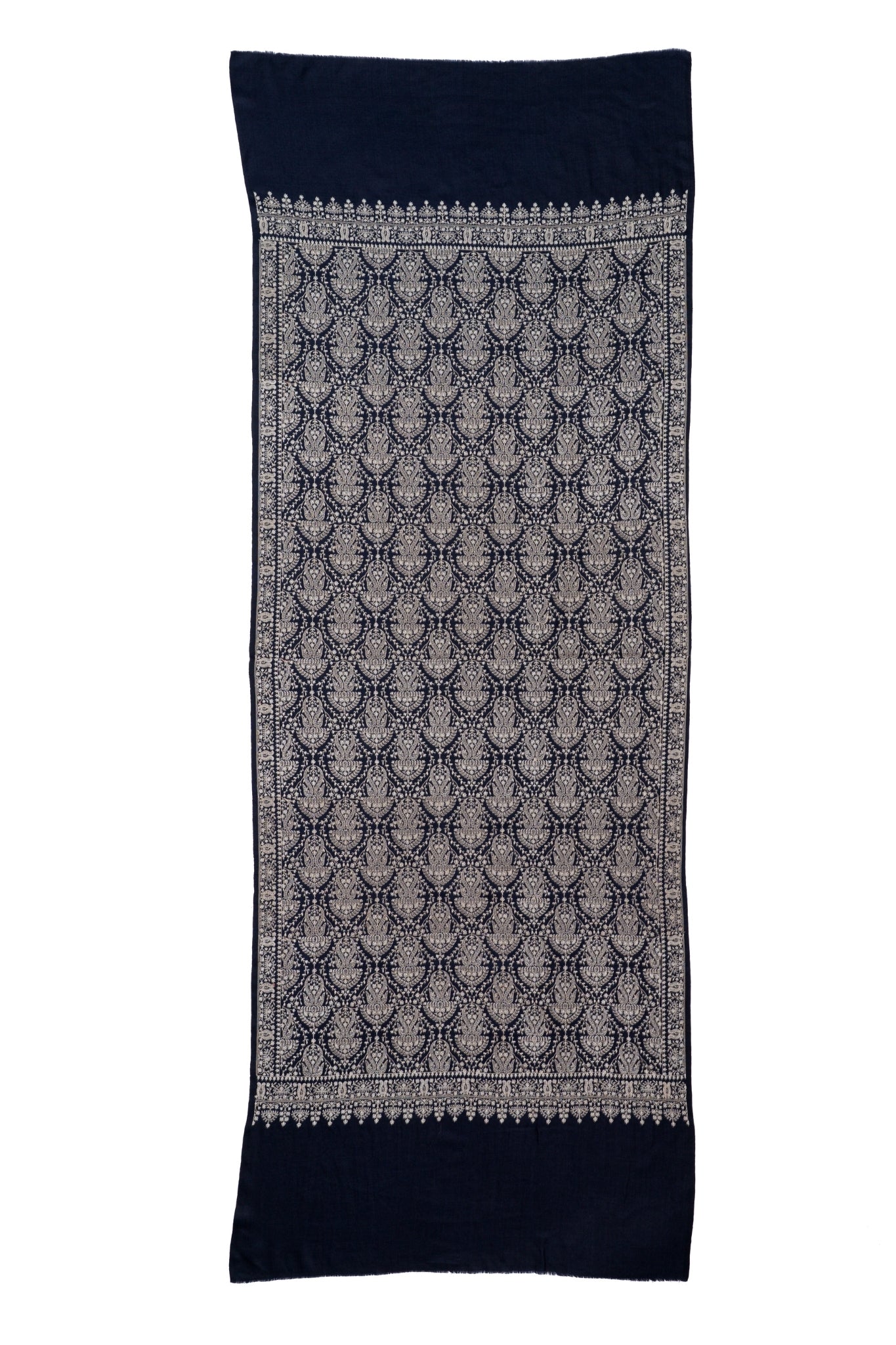 Taroob Kashmiri Sozni Fine Wool Stole