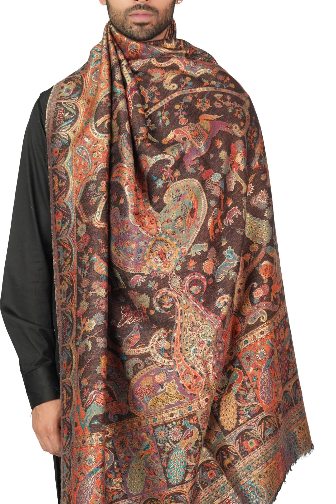 Taroob Maharaj Darbar Resham Shawl