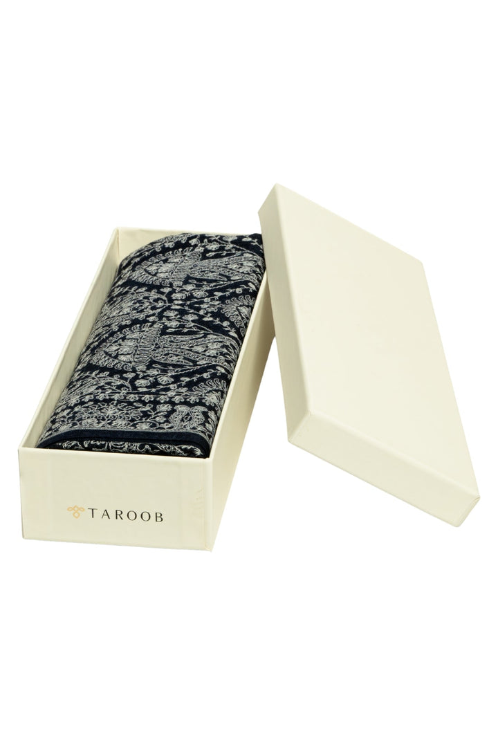 Taroob Gift Set of Regal Unisex Kashmiri Embroidered Stole for Him or Her