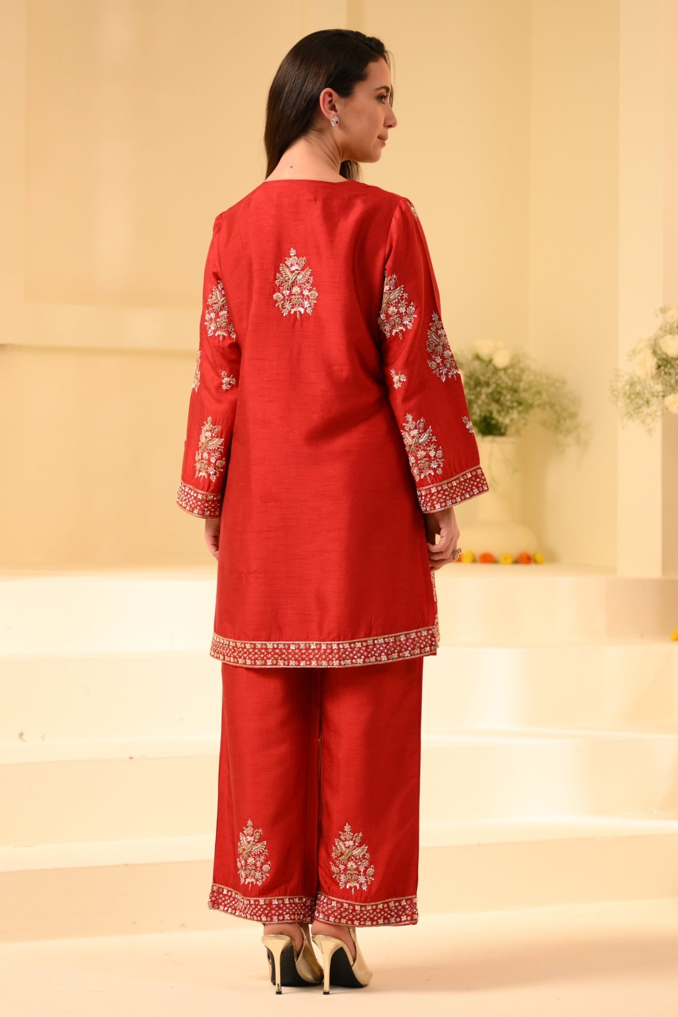 Taroob Royal Zardozi Hand Embellished Kurta Set