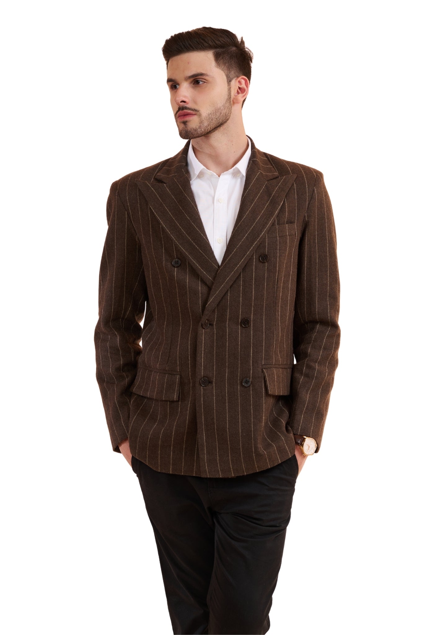 Taroob Double Breast Wool Blazer