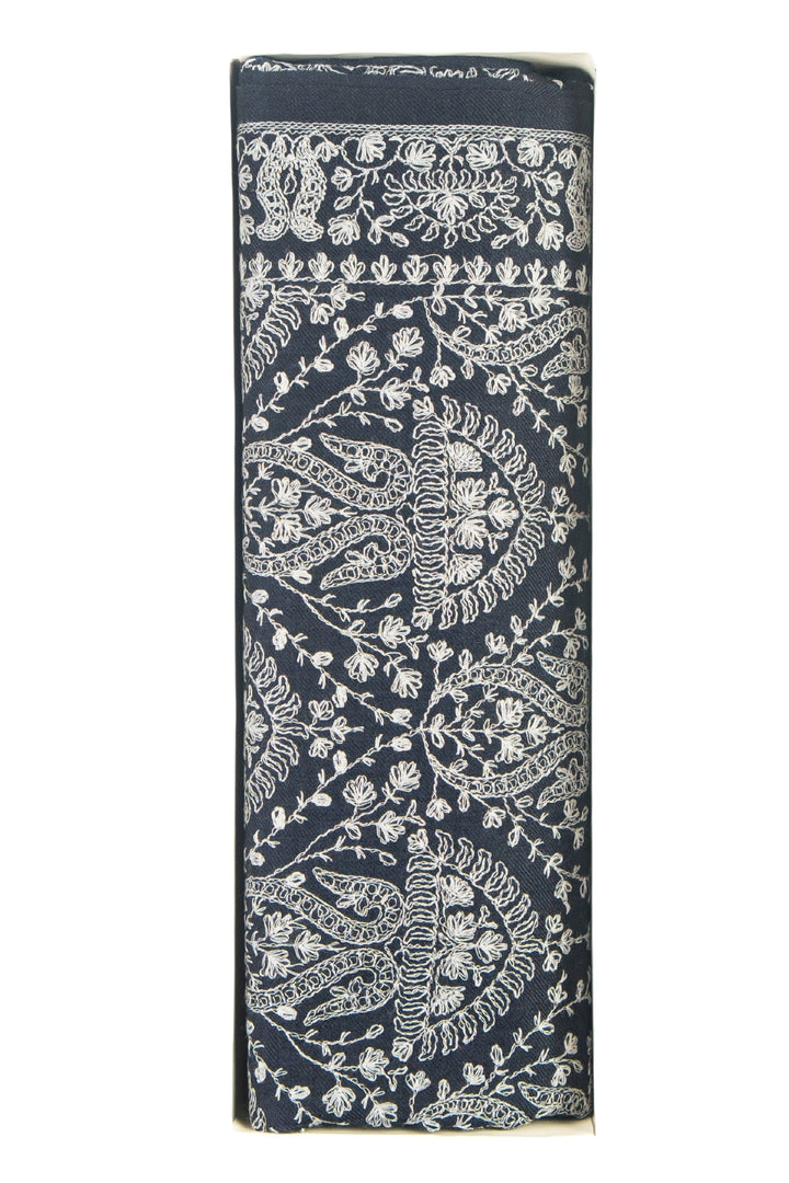 Taroob Gift Set of Regal Unisex Kashmiri Embroidered Stole for Him or Her