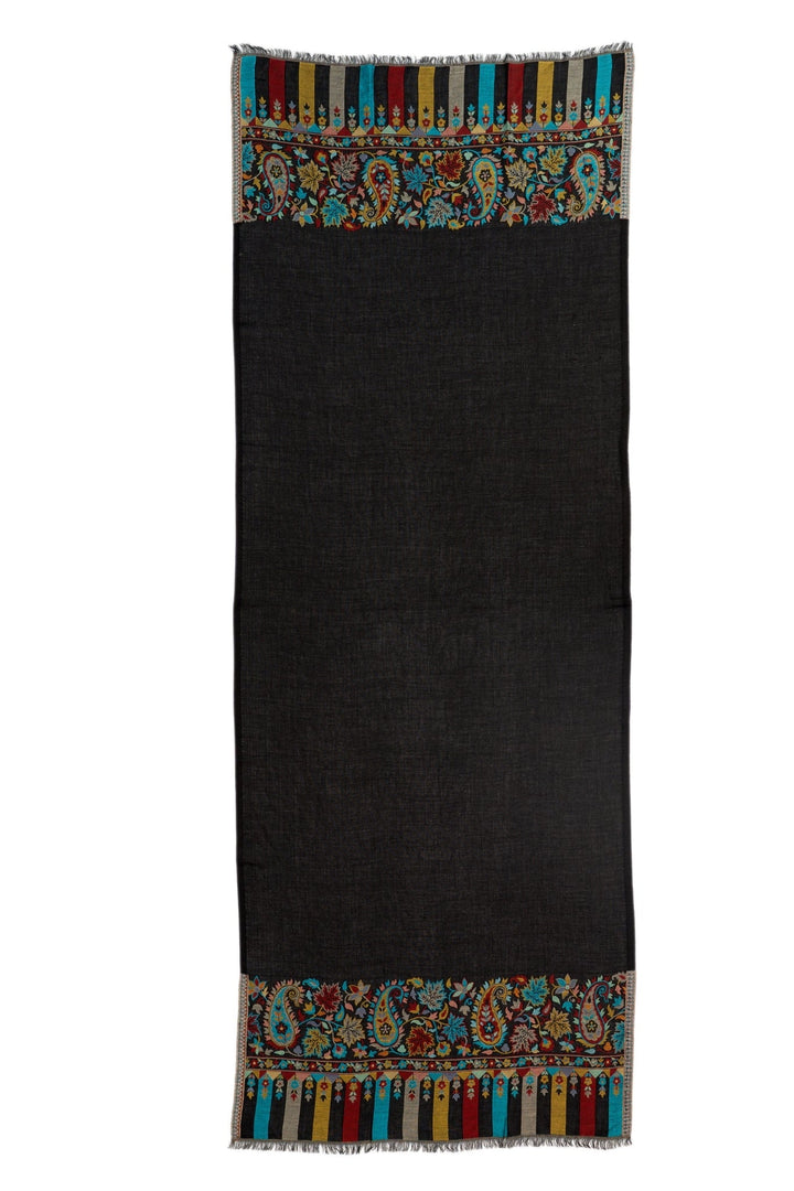 Taroob Gift Set of Unisex Silk Border Kaani Stole for Him or Her