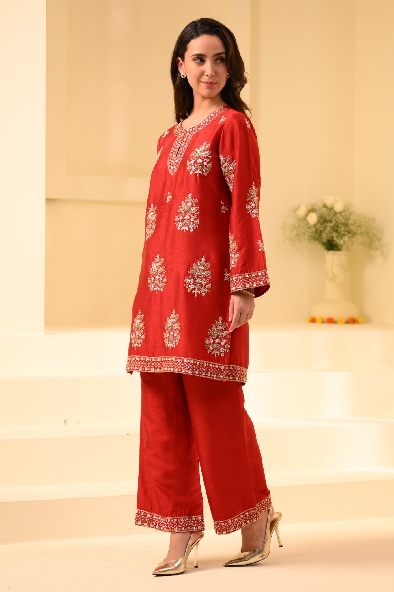 Taroob Royal Zardozi Hand Embellished Kurta Set