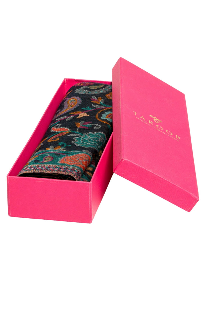 Taroob Gift Set of Unisex Silk Kaani Stole for Him or Her