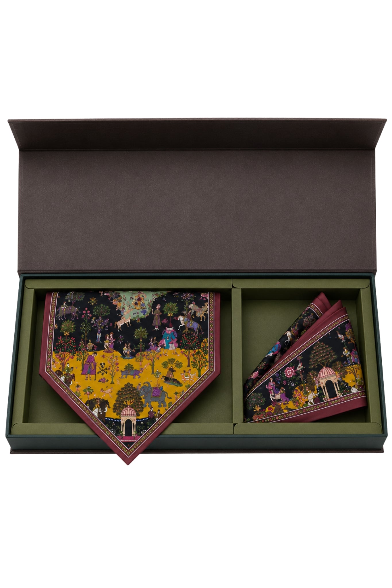 Taroob Gift Set of Pocket Square & Cravat
