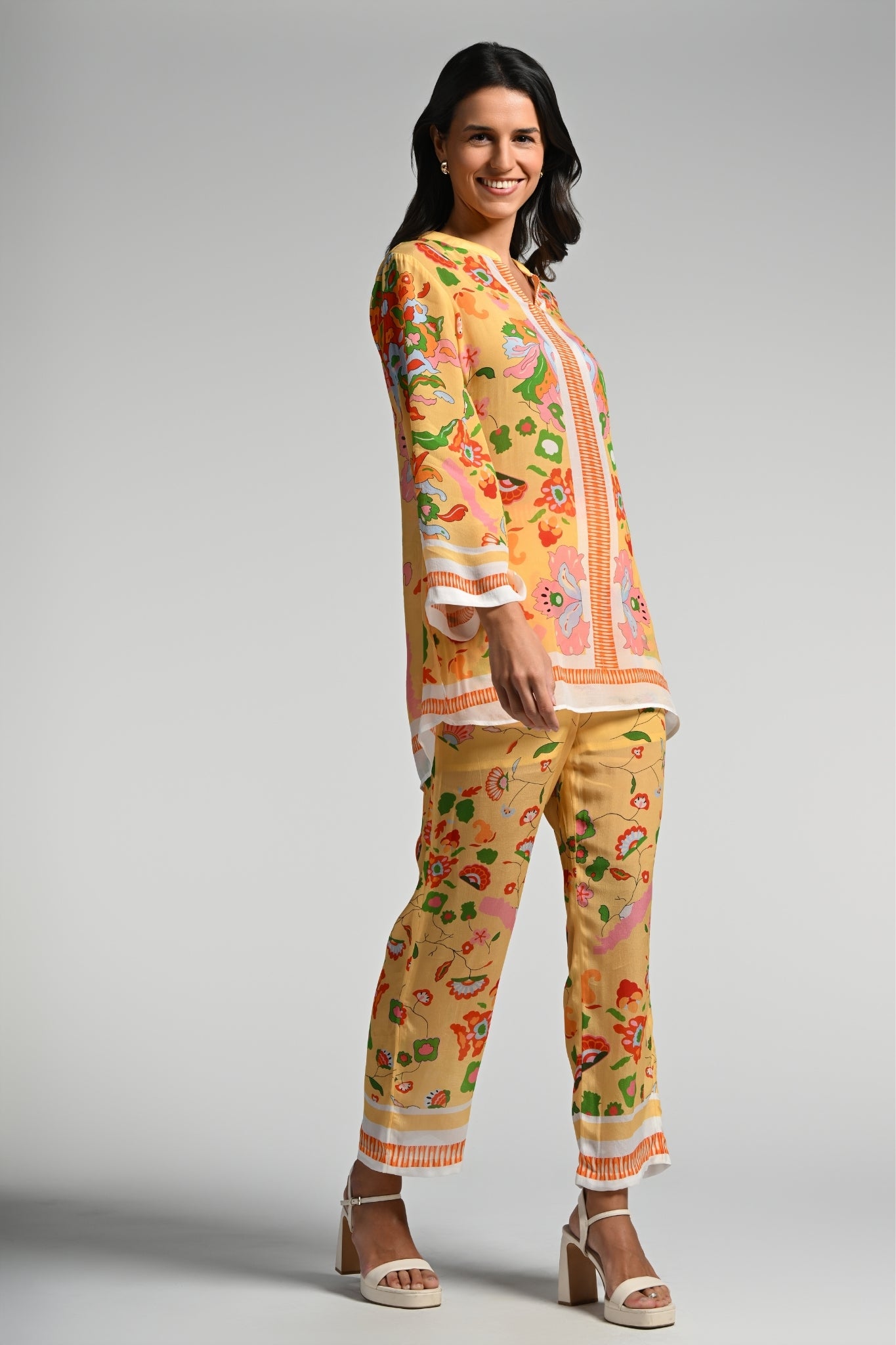 Taroob Floral Utopia Tunic Set