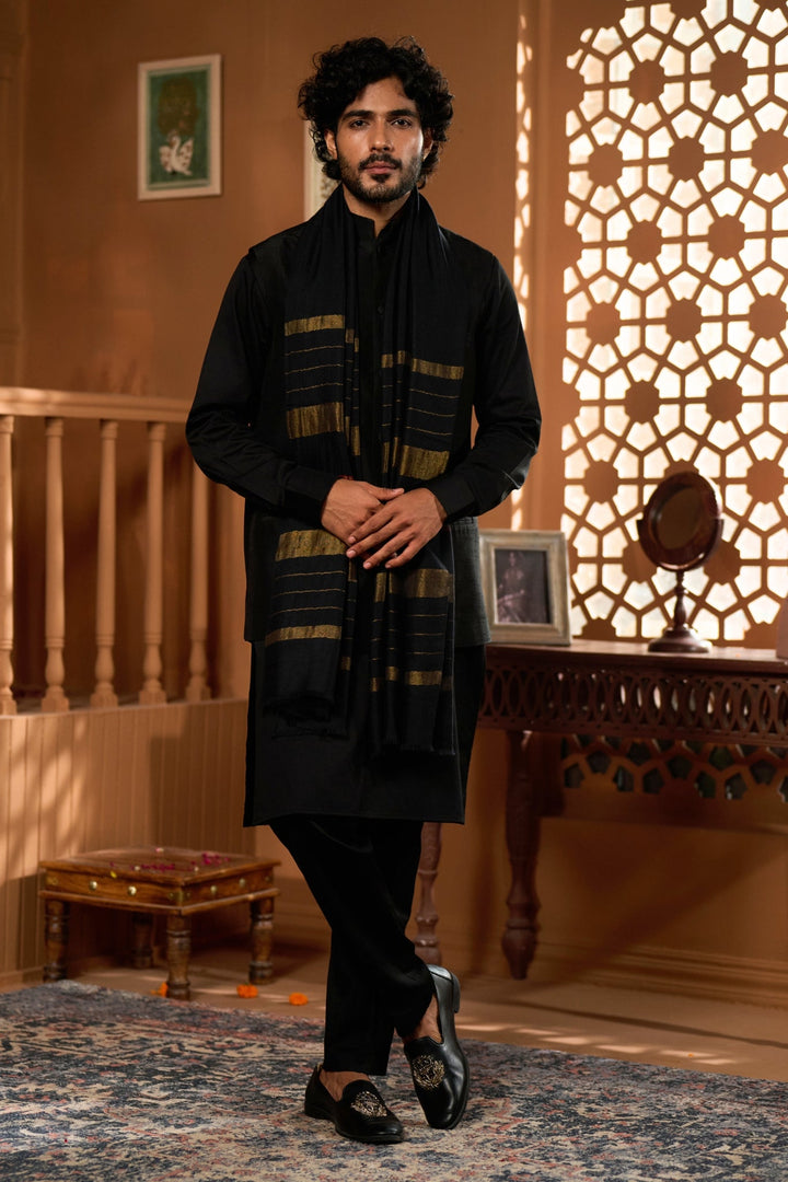 Taroob Pure Pashmina Zari Stole