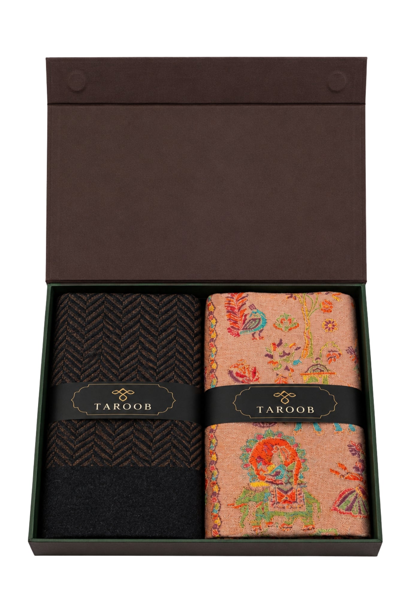 Zari Stole for Him & Her - New Launch Gift Box - Taroob
