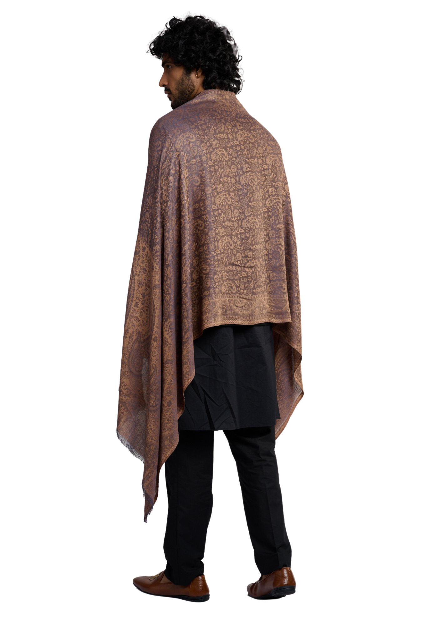 Taroob Men's Authentic Kashmiri Jamawar Stole