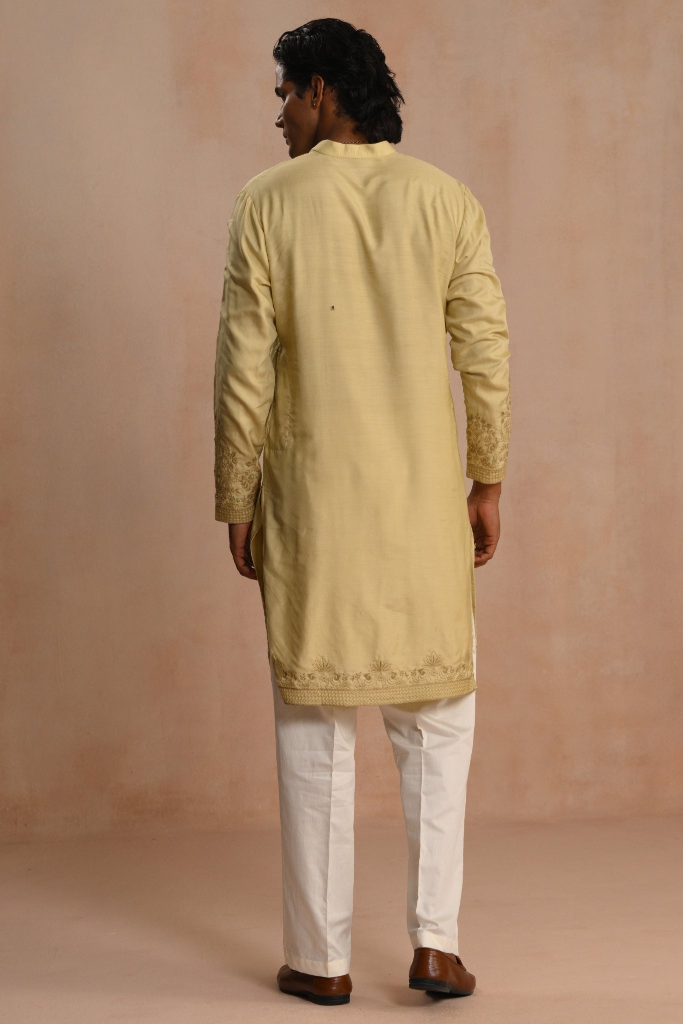 Sage Firdaus Embroidered Kurta Pajama Set