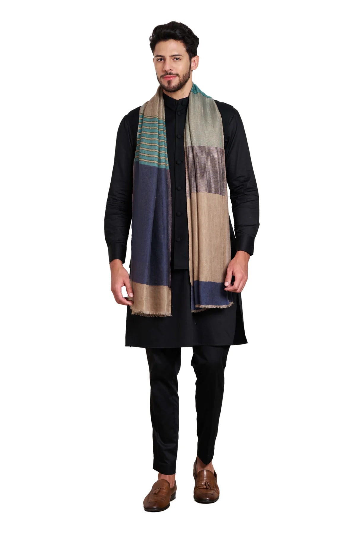 Taroob Gift Set of Unisex Zari Stole for Him or Her